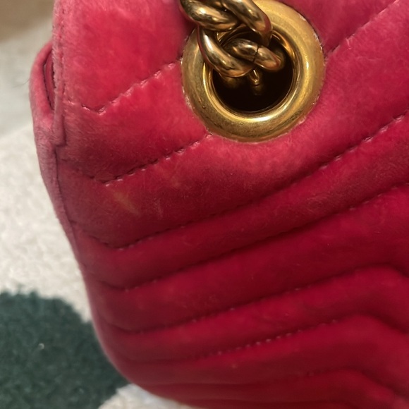 For Baefia! Gucci Marmont pink velvet - Picture 5 of 13